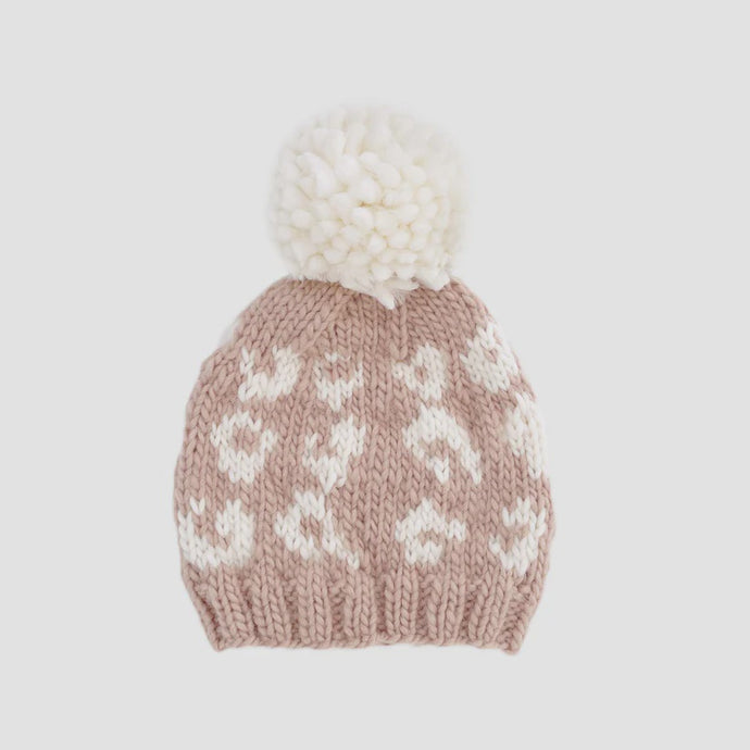 The Blueberry Hill - Cheetah Hat - Blush/Cream