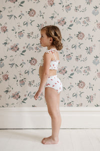 Smocked Bikini - Cherry