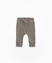 Load image into Gallery viewer, Play Up - Organic Jersey Stitch Striped Leggings - Cherry Tree