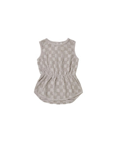 Rylee + Cru - Cinch Playsuit - Cloud Check