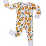 Load image into Gallery viewer, Little Sleepies - Clementines Bamboo Viscose Zippy
