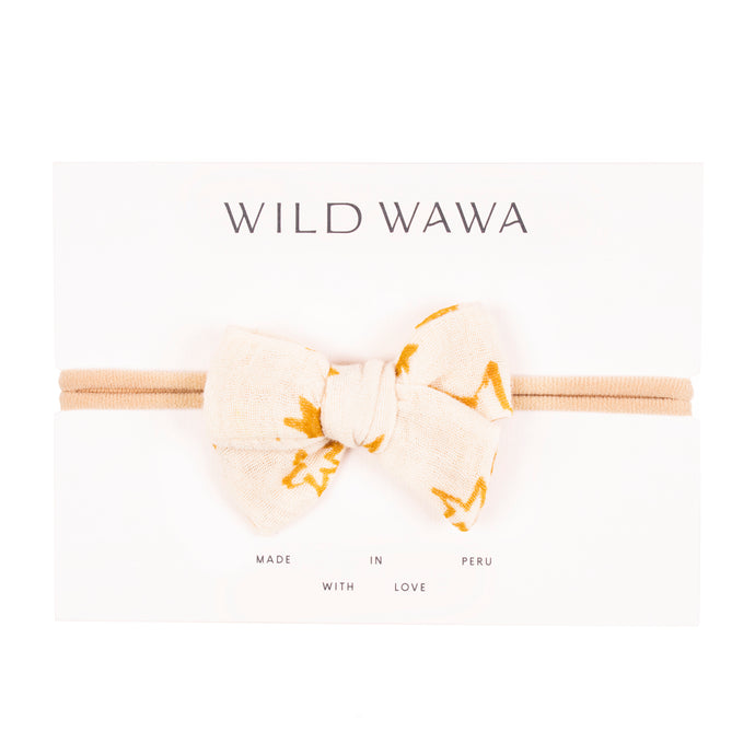 Wild Wawa - Bow Headband - Cloud
