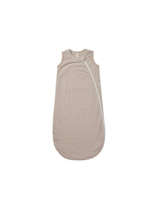 Quincy Mae - Organic Jersey Sleep Bag - Cocoa Stripe