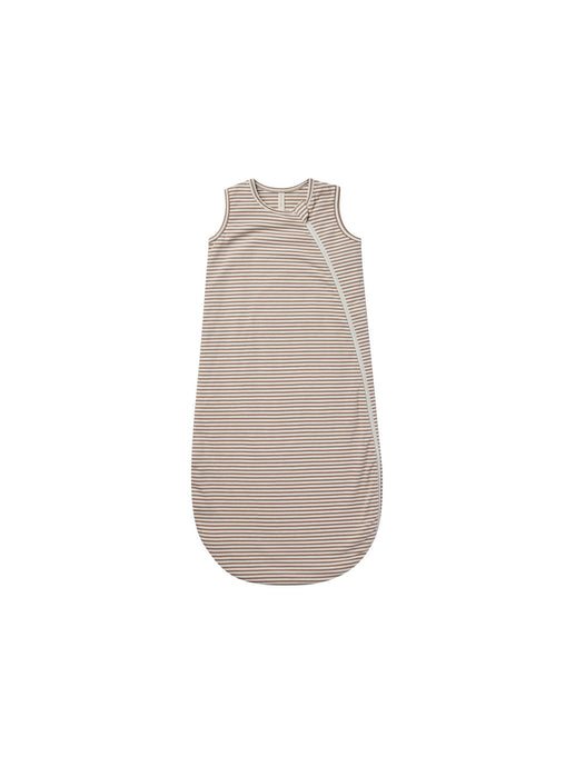 Quincy Mae - Organic Jersey Sleep Bag - Cocoa Stripe