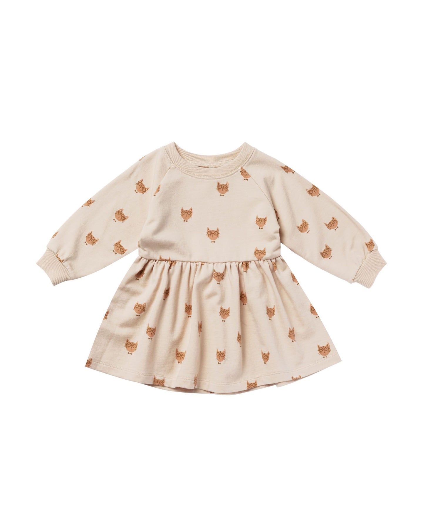 Rylee + Cru - Cool Cat Raglan Dress - Antique