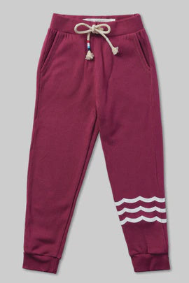 Sol Angeles - Kids Coastal Waves Jogger - Cranberry