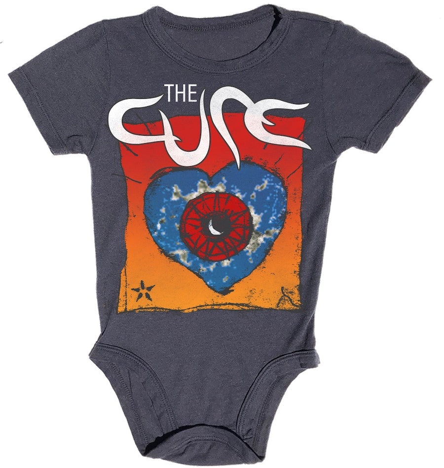 Rowdy Sprout - The Cure Short Sleeve Onesie - Off Black