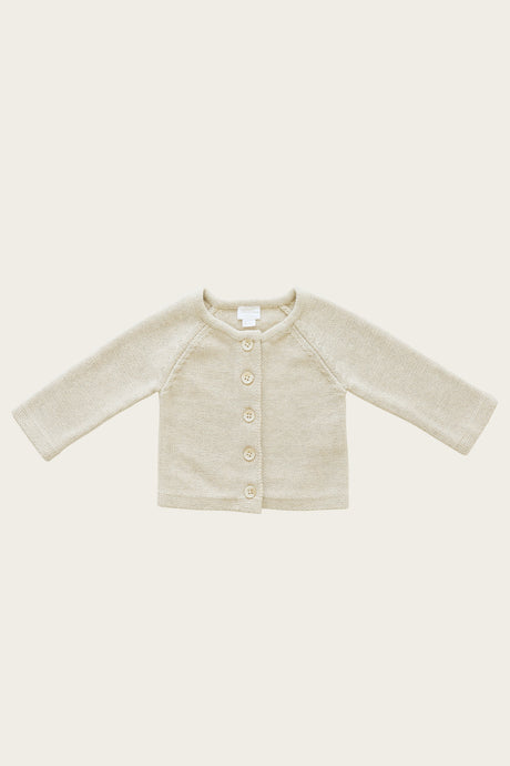 Jamie Kay - Simple Cardigan - Oatmeal Marle