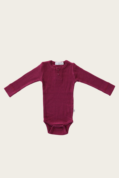 Jamie Kay - Organic Essential Bodysuit - Plum