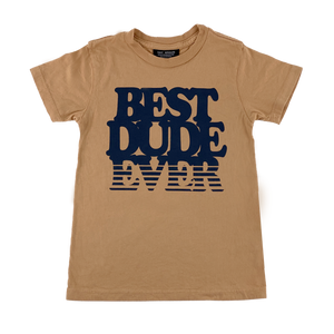 Tiny Whales - "Best Dude Ever" Tee - Rust