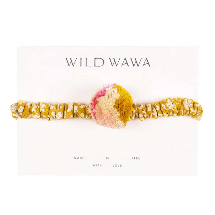 Wild Wawa - Pom Headband - Mustard
