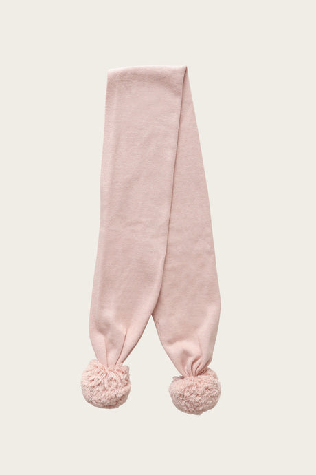 Pom Pom Scarf - Blush Marle