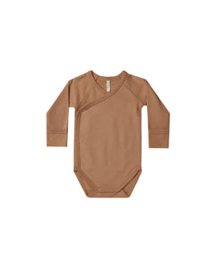 Side Snap Bodysuit - Cinnamon