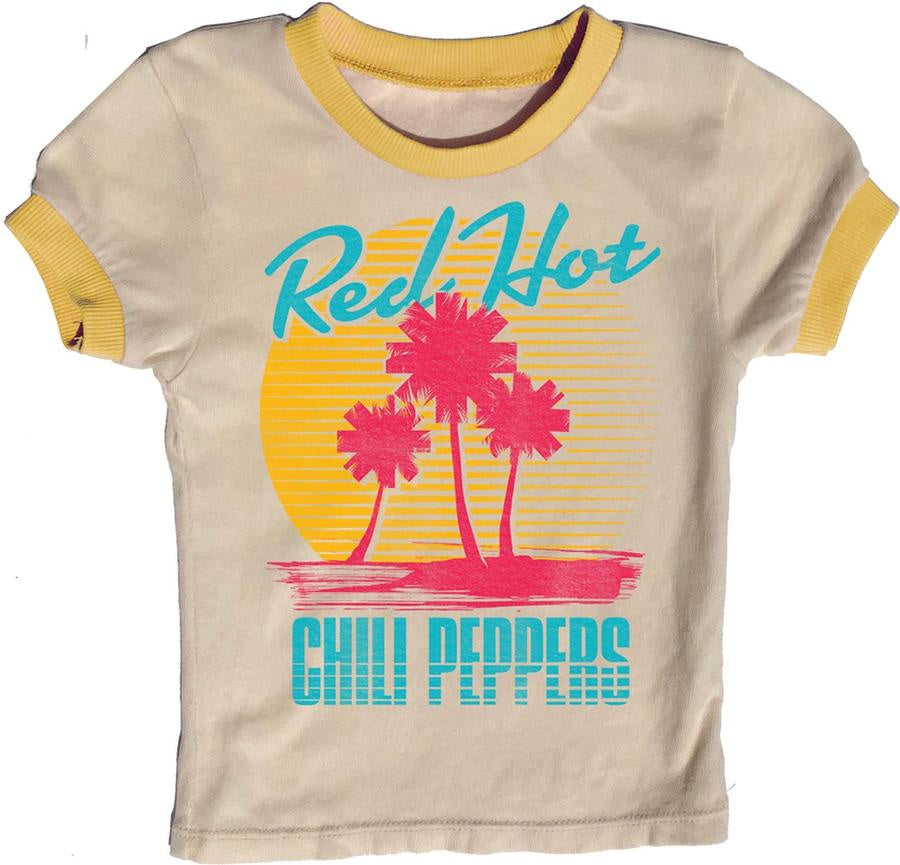 Rowdy Sprout - Red Hot Chili Peppers Girls Ringer Tee