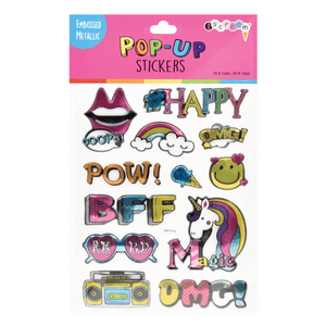 Iscream - Happy Pop-Up Stickers