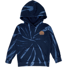 Load image into Gallery viewer, Tiny Whales - Blue Ridge Hoodie - Navy Tie Dye