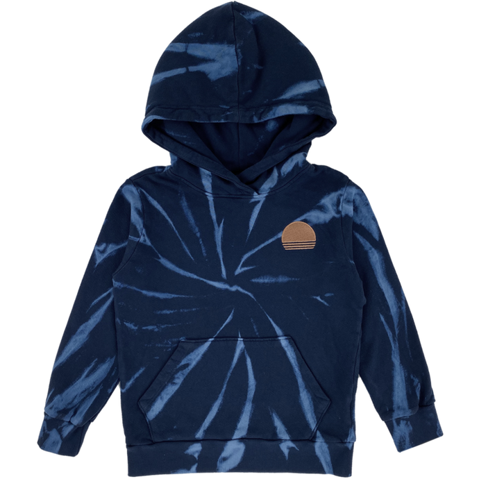 Tiny Whales - Blue Ridge Hoodie - Navy Tie Dye