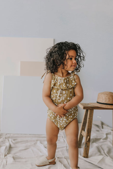 Jamie Kay - Organic Luna Playsuit  - Daisy Floral
