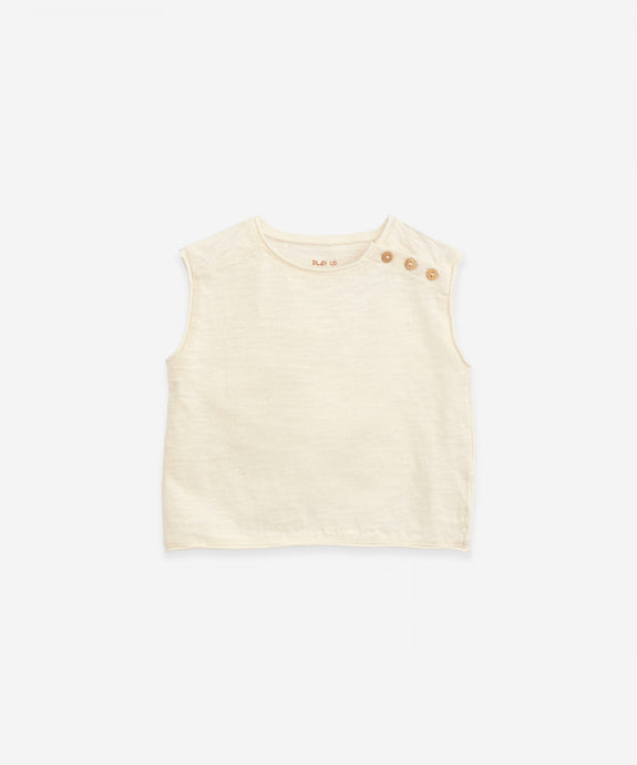 Play Up - Organic Cotton Sleeveless Top - Dandelion