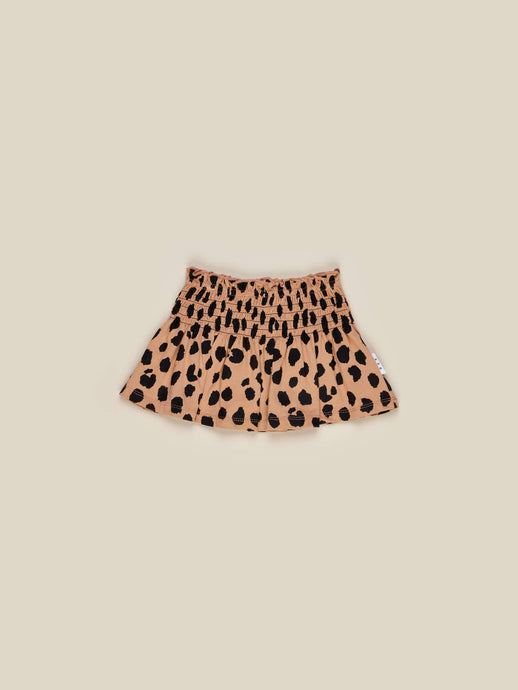 Huxbaby - Organic Animal Shirred Skirt - Toast