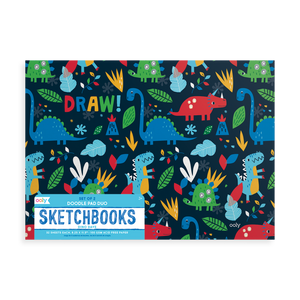 Ooly - Doodle Pad Duo Sketchbooks: Dino Days Set of 2