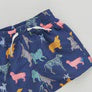 Pink Chicken - Boys Swim Trunk - Navy Dogs