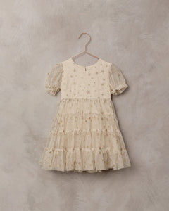 Noralee - Dotty Dress - Champagne