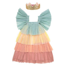 Load image into Gallery viewer, Rainbow Ruffle Princess Dress Up  3+ Y