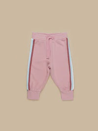 Huxbaby - Organic Retro Track Pant - Dusty Rose