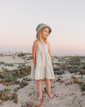 Load image into Gallery viewer, Rylee + Cru - Ruby Swing Dress - Aqua Stripe