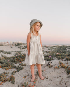 Rylee + Cru - Ruby Swing Dress - Aqua Stripe