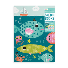 Load image into Gallery viewer, Ooly - Doodle Pad Duo Sketchbooks: Friendly Fish Set of 2