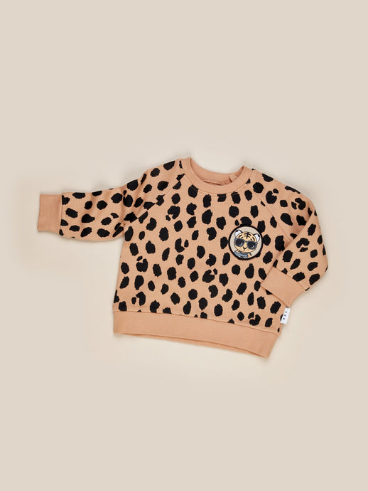 Huxbaby - Organic Tiger Animal Sweatshirt - Toast