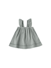 Load image into Gallery viewer, Quincy Mae - Organic Cotton Gauze Ruffled Tube Dress - Ocean
