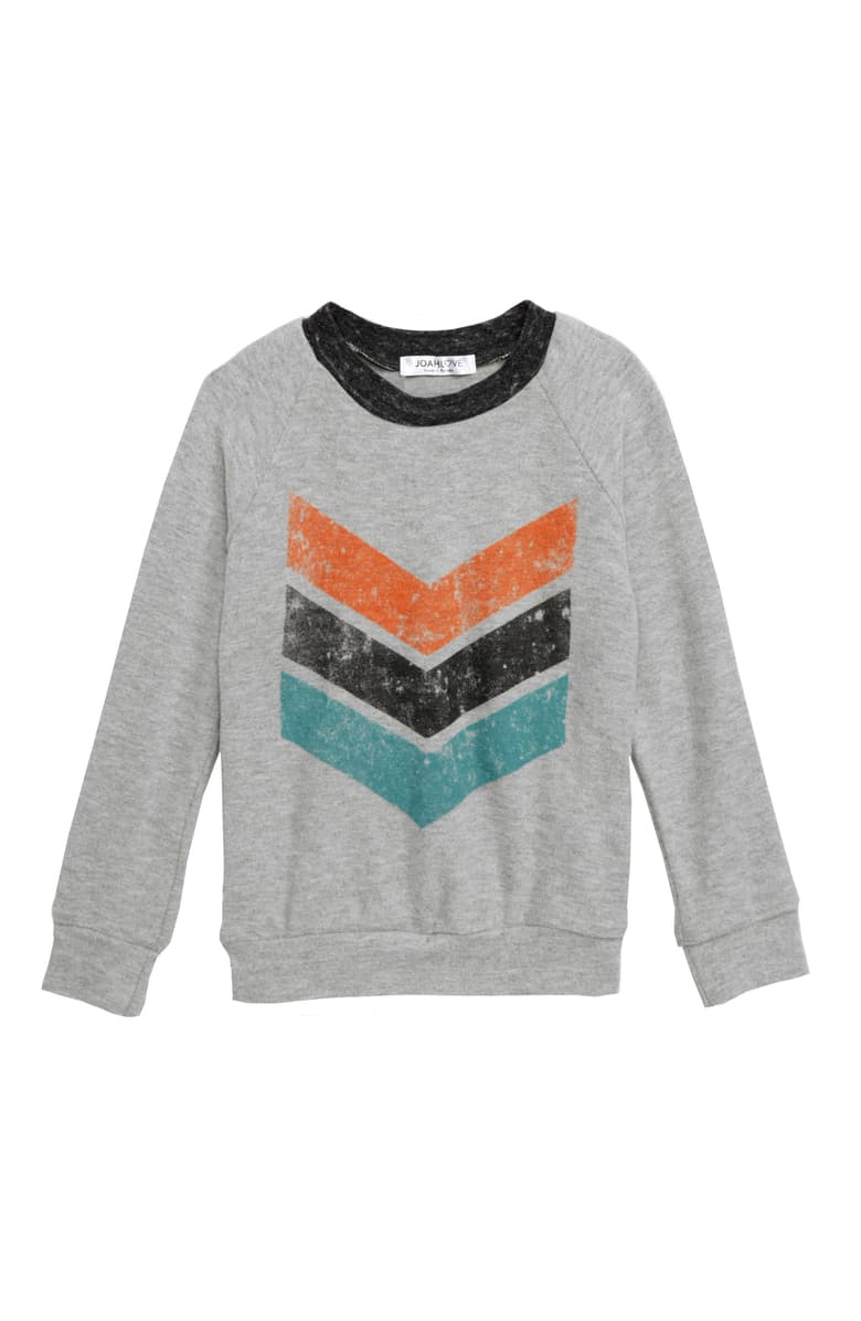 Joah Love - Faux Cashmere Sweater Chevron Print