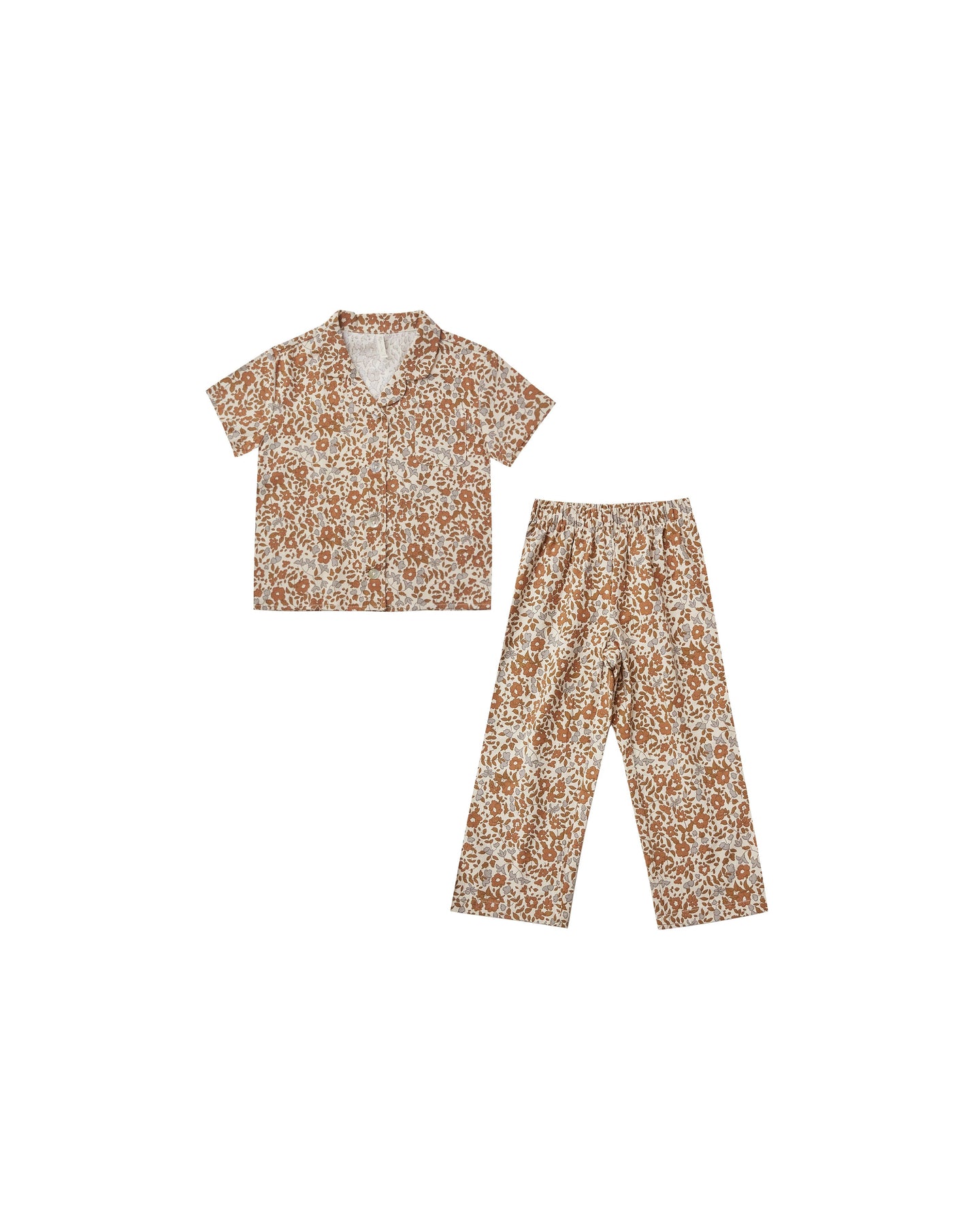 Rylee + Cru - Bloom Girls Pajama Set - Beige