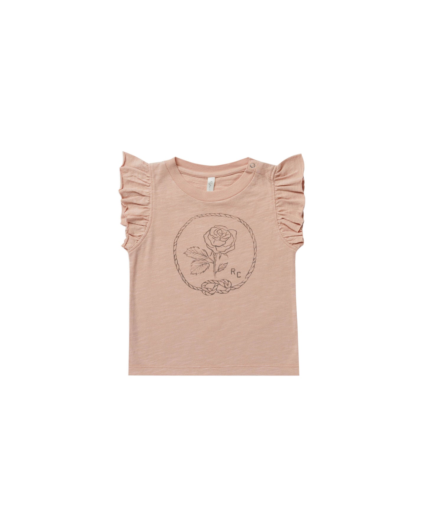 Rylee + Cru - Ruffled Tank - Rose - Blush