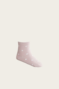 Jamie Kay - Dotty Sock - Blush