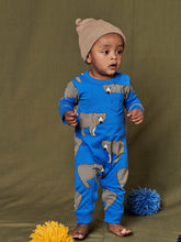Load image into Gallery viewer, Tea Collection - Long Sleeve Baby Romper - Bear&#39;s Lair in Imperial