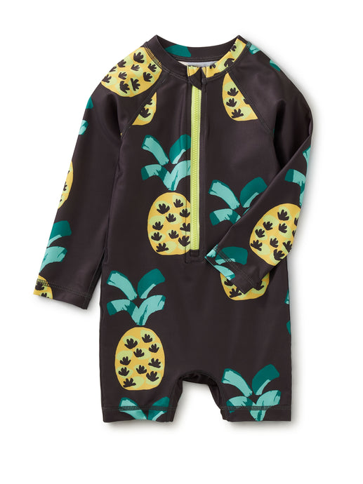 Tea Collection - Rash Guard Baby Swimsuit - Pineapple Party