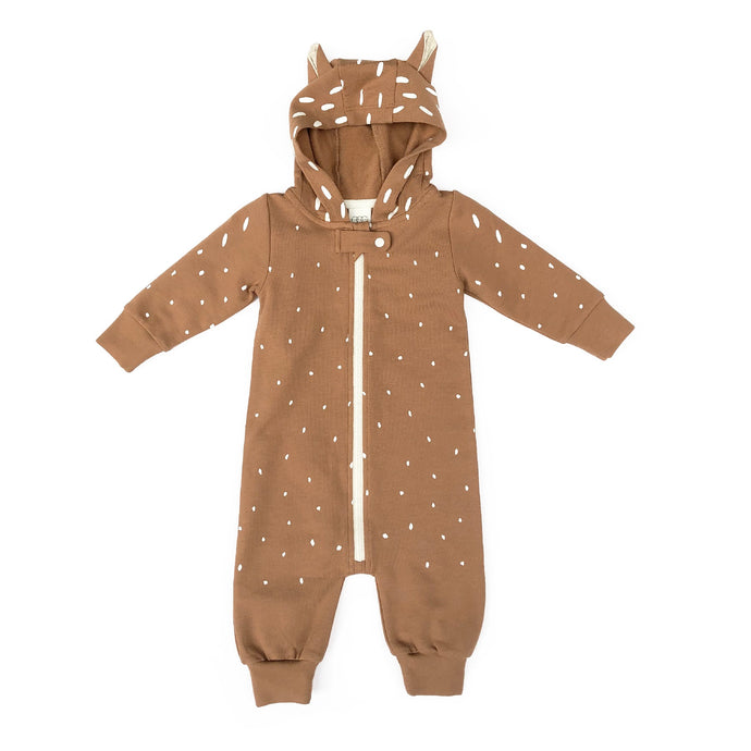 Egg Deer Onesie Brown