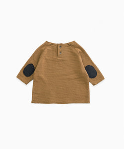 Play Up - Organic Cotton Top W/ Elbow Pads - Cherry Tree