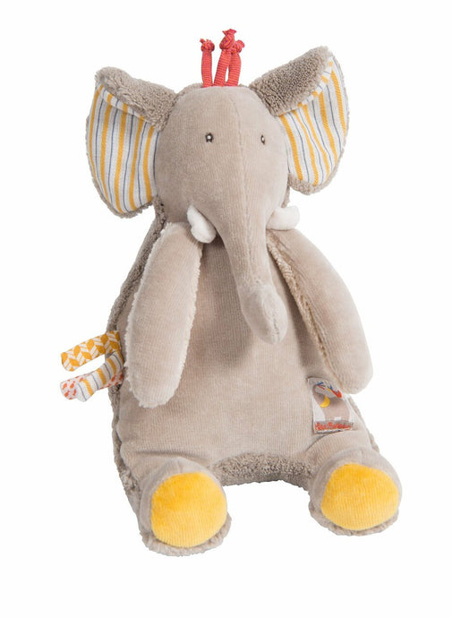 Moulin Roty - Les Papoum Elephant Musical Doll