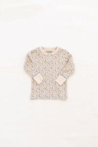 Fin & Vince - Organic Waffle Henley Top - Encore Floral
