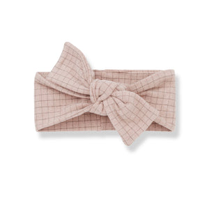 1 + in the family - Aralar Printed Check Bandeau Headband - Rose