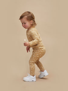 Huxbaby - Organic Honey Bee Rib Legging - Honey