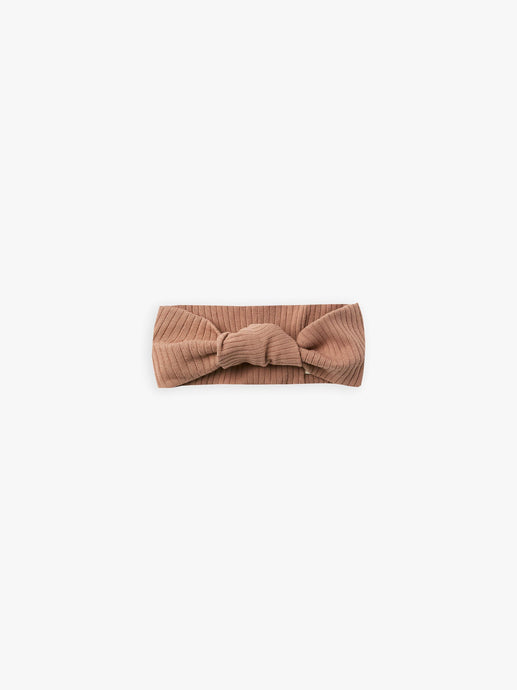 Quincy Mae - Organic Knotted Headband - Terracotta