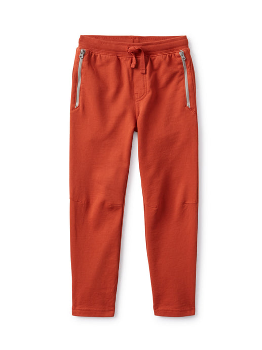 Tea Collection - Feeling Zippy Joggers - Redrock