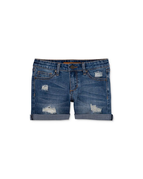 Joe's Jeans - Markie Short Little Girls - Mid Rise Roll Hem - Medium Indigo
