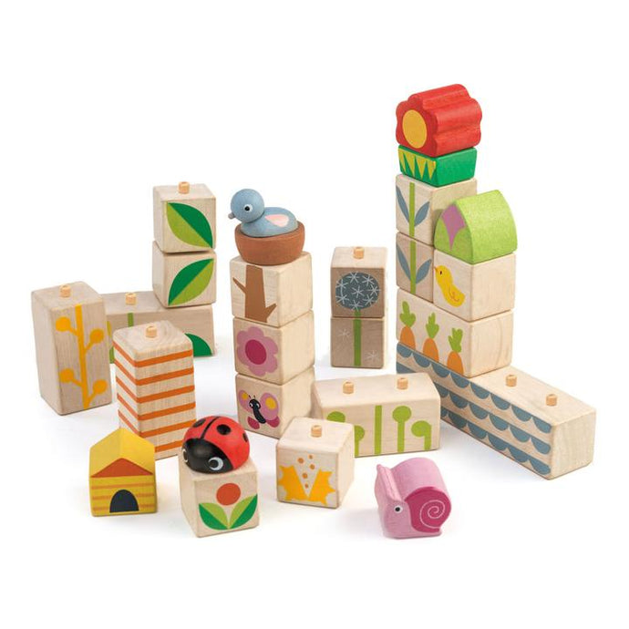 Tender Leaf Toys - Garden Blocks Set of 24